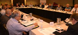 Each year the ContractingBusinesscom ldquoRefrigeration Roundtablerdquo brings commercial refrigeration contractors and supermarket executives together for a focused discussion of topics related to supermarket refrigerationPhotos by Terry McIver Each year the ContractingBusinesscom ldquoRefrigeration Roundtablerdquo brings commercial refrigeration contractors and supermarket executives together for a focused discussion of topics related to supermarket refrigerationPhotos by Terry McIver