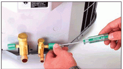 Novent Locking HVACR Refrigerant Valve Caps Provide IMC and IRC Code