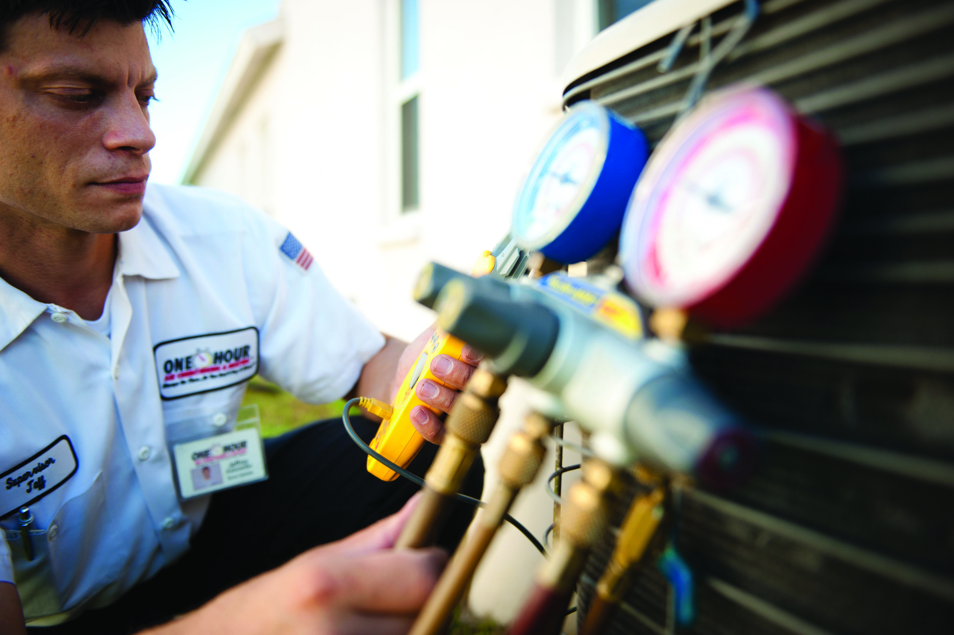 one hour tech with gauges