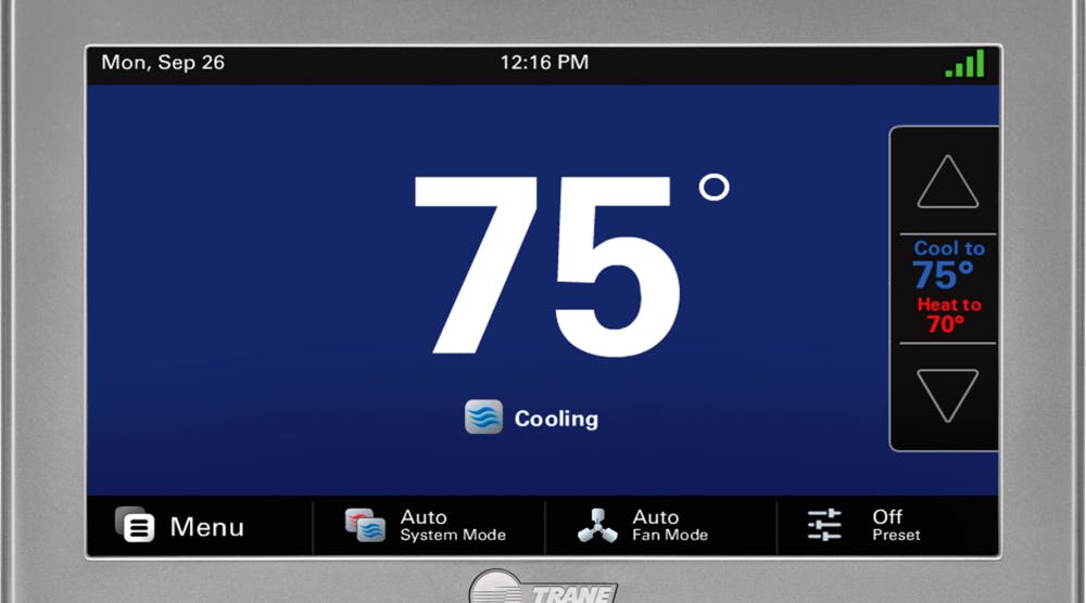 Throught ComfortLink II, Trane dealers can tap into Nexia Diagnostics, a service tool that enables dealers to remotely access and view real time HVAC system data.