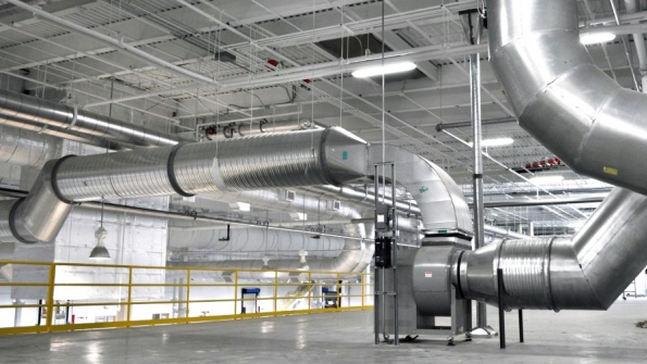 An example of the quality work performed by properly trained sheet metal professionals