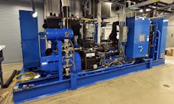 CO2 package unit with Vilter 550 compressor CO2 package unit with Vilter 550 compressor