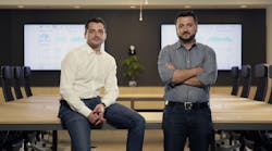 ServiceTitan founders Ara Mahdessian (left) and Vahe Kuzoyan at their headquarters in Glendale, California.