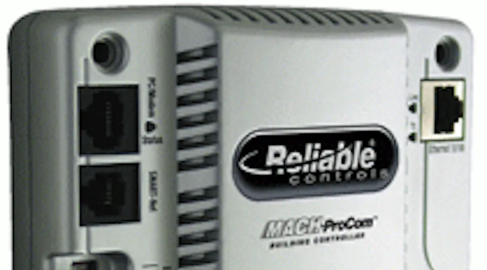 Two Products by Reliable Controls Meet BACnet Approval | Contracting ...