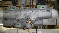Insulation blankets cover pressure reducing valves. Photos courtesy of Shannon Enterprises.