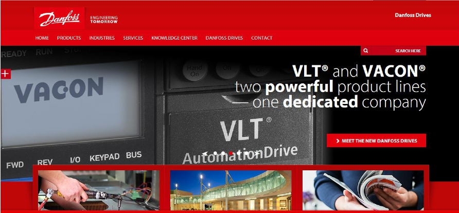 Danfoss home page