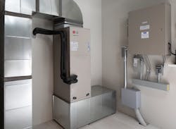 LG Multi V™ S units on display at the International Builders Show. LG Multi V™ S units on display at the International Builders Show.