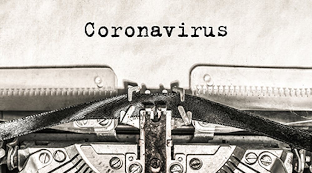 Coronavirus Typewriter