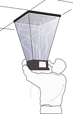 Measure room airflow with an air balancing hood and compare your findings to your specified airflow. If low, compare the installed duct size to your specified duct size. If that’s OK, inspect for installation conditions that reduce airflow. These include, damaged or pinched duct, poor duct suspension, and disconnected ducts. Measure room airflow with an air balancing hood and compare your findings to your specified airflow. If low, compare the installed duct size to your specified duct size. If that’s OK, inspect for installation conditions that reduce airflow. These include, damaged or pinched duct, poor duct suspension, and disconnected ducts.