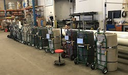 Murphy teams now use easy to transport hand washing barrels fitted with water dispensers. Murphy teams now use easy to transport hand washing barrels fitted with water dispensers.