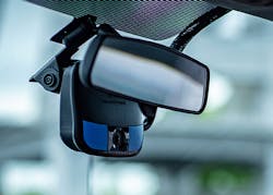 Lytx in-cab event recorder. Lytx in-cab event recorder.