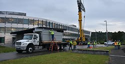 A UMC crew works at the 209,000-sq.ft, LEED Platinum Federal Center South Building in Seattle, built for the General Services Administration on a brownfield site with many cutting-edge energy-efficiency technologies: geothermal systems, heat recovery chillers, phase change thermal storage, underfloor ventilation air, to passive radiant chilled sails for cooling. A UMC crew works at the 209,000-sq.ft, LEED Platinum Federal Center South Building in Seattle, built for the General Services Administration on a brownfield site with many cutting-edge energy-efficiency technologies: geothermal systems, heat recovery chillers, phase change thermal storage, underfloor ventilation air, to passive radiant chilled sails for cooling.