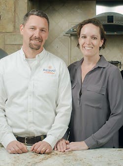 Brad and Sarah Casebier are developing leaders at Radiant Plumbing &amp; Air Conditioning.