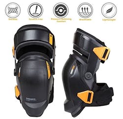 ToughBuilt self-stabilizing knee pads are designed to safeguard against injuries by comfortably surrounding the knee and upper shin. ToughBuilt self-stabilizing knee pads are designed to safeguard against injuries by comfortably surrounding the knee and upper shin.