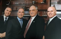 The Weinberg family. Pictured from left are Ted Weinberg; Bill Weinberg, president; AMHAC founder Stefan Weinberg; and Saul Weinberg, vice president.