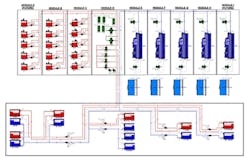 Schematic design phase of a modular construction. Schematic design phase of a modular construction.