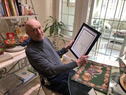 HVACR industry editor and publisher Jim McDermott received an official proclamation designating December 15 as 'Jim McDermott Day'. HVACR industry editor and publisher Jim McDermott received an official proclamation designating December 15 as 'Jim McDermott Day'.