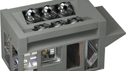 Models RV-75 and RVE-150 can be specified with an optional inverter compressor that provides precise temperature and humidity control at reduced sound levels and helps save energy by improving part load efficiency. Models RV-75 and RVE-150 can be specified with an optional inverter compressor that provides precise temperature and humidity control at reduced sound levels and helps save energy by improving part load efficiency.