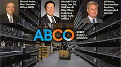 “The strategic alignment with ABCO provides a dynamic foothold for Daikin in the Northeast where ABCO is a leading distributor of a broad range of HVAC products from residential to industrial,” said Takayuki “Taka” Inoue, center, executive vice president and chief sales and marketing officer of Goodman/Daikin North America.