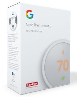 Nest HVAC monitoring can alert homeowners, providing dealer contact information and a means to book an appointment online with their Goodman brand dealer. Nest HVAC monitoring can alert homeowners, providing dealer contact information and a means to book an appointment online with their Goodman brand dealer.