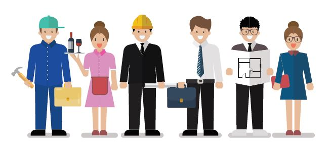 Job Fair People Graphic 60184cc714463