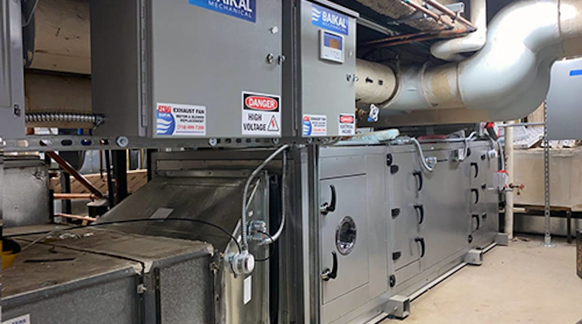 AFTER photo illustrates Baikal Mechanical&rsquo;s masterful work in designing and installing custom air handling units. Baikal Mechanical