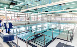 The VA Center pool facility. Wiegmann installed air handling units, fan coil units, air terminal units, unit heaters, exhaust fans, an energy recovery unit, direct heat recovery chiller, heat exchangers and steam humidification. Wiegmann Associates The VA Center pool facility. Wiegmann installed air handling units, fan coil units, air terminal units, unit heaters, exhaust fans, an energy recovery unit, direct heat recovery chiller, heat exchangers and steam humidification. Wiegmann Associates