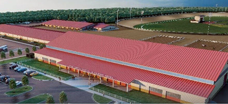Harris projects include the HVAC and plumbing package for the new Churchill Downs race and Gaming Facility in Oak Grove, Kentucky.