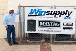 Ernie Pena III, president of Winsupply of Rio Grande Valley, Mission, Texas. Ernie Pena III, president of Winsupply of Rio Grande Valley, Mission, Texas.