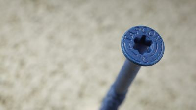 The new Tapcon Star Head recess helps eliminate bit slip during installation.