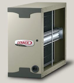 Lennox Pure Air S air purification system (panel removed to show interior). Lennox Pure Air S air purification system (panel removed to show interior).