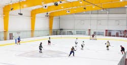 The Panthers IceDen is a 125,000-sq.ft. multi-use facility that serves as the official practice location of the NHL’s Florida Panthers, in addition to hosting local club and recreational hockey teams and figure skaters. The Panthers IceDen is a 125,000-sq.ft. multi-use facility that serves as the official practice location of the NHL’s Florida Panthers, in addition to hosting local club and recreational hockey teams and figure skaters.