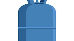 Blue Refrigerant Cylinder