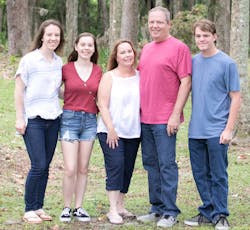 The Casey family. From left are Abby, Jenna, Dana, Tom and Deklin. The Casey family. From left are Abby, Jenna, Dana, Tom and Deklin.