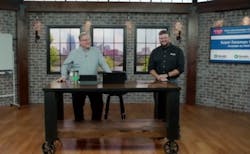 Kirk Alter, left, with Jerry Winslett, Senior Technical Trainer at A.O. Smith. Kirk Alter, left, with Jerry Winslett, Senior Technical Trainer at A.O. Smith.