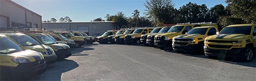 The Griffin Service fleet is ready to roll.