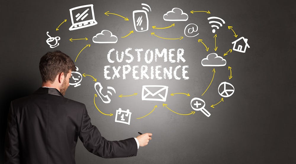 &apos;Customer experience&apos; means the value of the total journey of a customer&rsquo;s interactions with your company