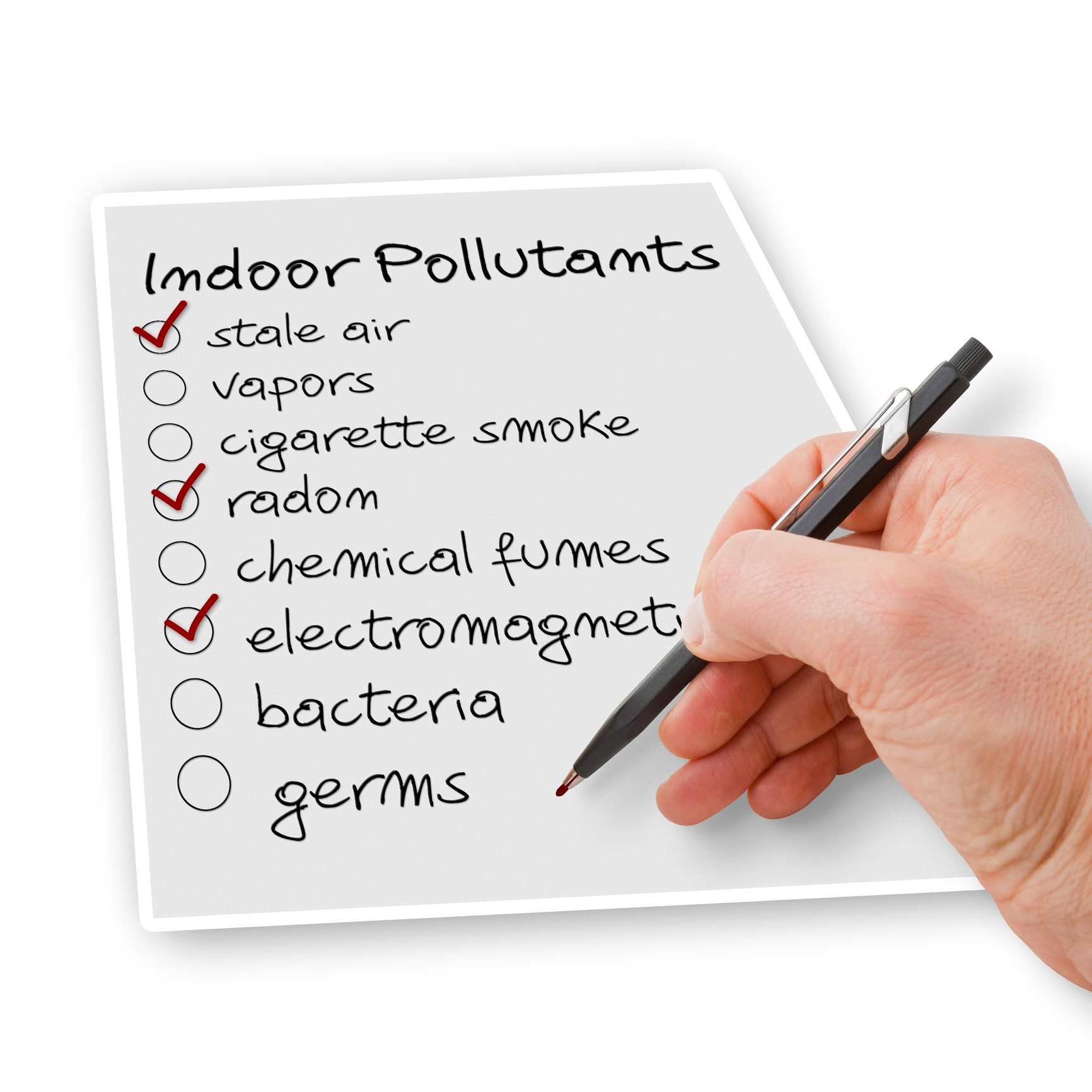 All indoor pollutants hitch a ride on the air freeway of a ventilation system. They do so without permission. With that in mind, the first solution is to reduce or minimize the sources of indoor air pollution.