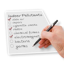 All indoor pollutants hitch a ride on the air freeway of a ventilation system. They do so without permission. With that in mind, the first solution is to reduce or minimize the sources of indoor air pollution. All indoor pollutants hitch a ride on the air freeway of a ventilation system. They do so without permission. With that in mind, the first solution is to reduce or minimize the sources of indoor air pollution.