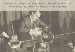 Tricky Dick Signs Osha Bill Tricky Dick Signs Osha Bill