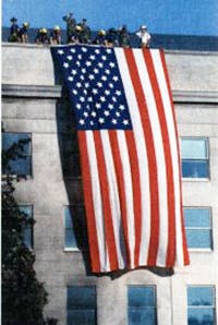 Flag On Pentagon