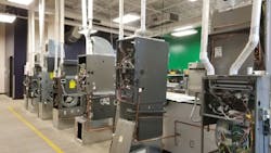 Residential furnace training units at EGTC. Residential furnace training units at EGTC.