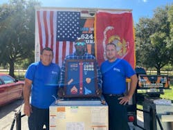 Bobby Joseph, center, served in the U.S. Marines for more than 12 years and has been deployed to Iraq three times as well as to Afghanistan, Saudi Arabia, Israel, Jordan, and Africa. Bobby Joseph, center, served in the U.S. Marines for more than 12 years and has been deployed to Iraq three times as well as to Afghanistan, Saudi Arabia, Israel, Jordan, and Africa.