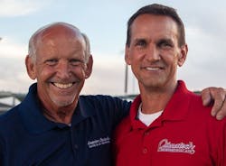 Larry and Travis Thompson. Larry and Travis Thompson.