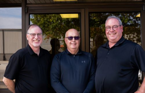 The Jorban-Riscoe leadership team. From left are, Kurt Harre, Mike Lorenz, Kevin Harre. Going forward, the new owners hope to expand their territorial reach as well as their service offerings to provide better service to customers while promoting a bright future and plan of succession for Jorban-Riscoe.