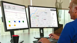 dispatcher watching GPS feed