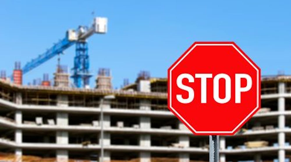 Construction Site Stop Sign