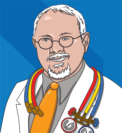 Charles Allgood caricature