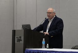 Rob Falke, president of the National Comfort Institute, told 2022 AHR Expo attendees about 15-minute measurement/diagnostic scenarios that HVAC techs can take their customers through. Rob Falke, president of the National Comfort Institute, told 2022 AHR Expo attendees about 15-minute measurement/diagnostic scenarios that HVAC techs can take their customers through.