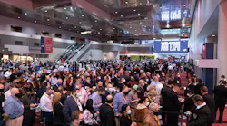 A welcome sight. AHR Expo attendees await the start of the 2022 show.